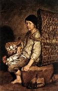 CERUTI, Giacomo Boy with a Basket oil on canvas